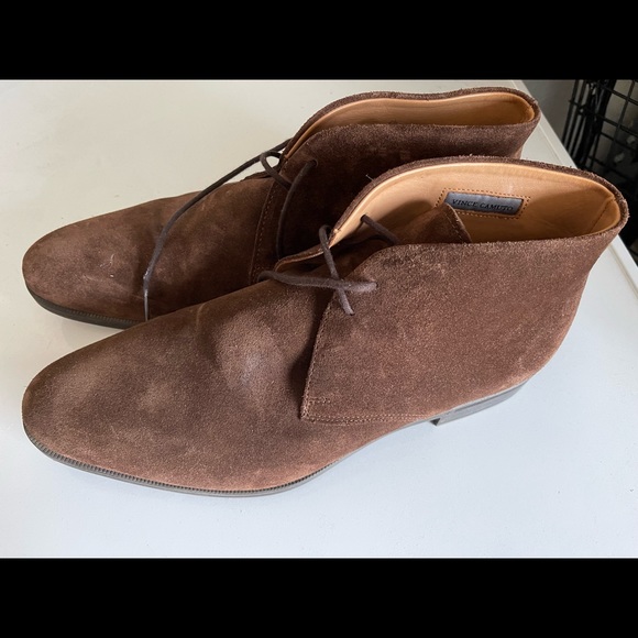 Mens 15 Vince Camino Brown Suede Chukka 